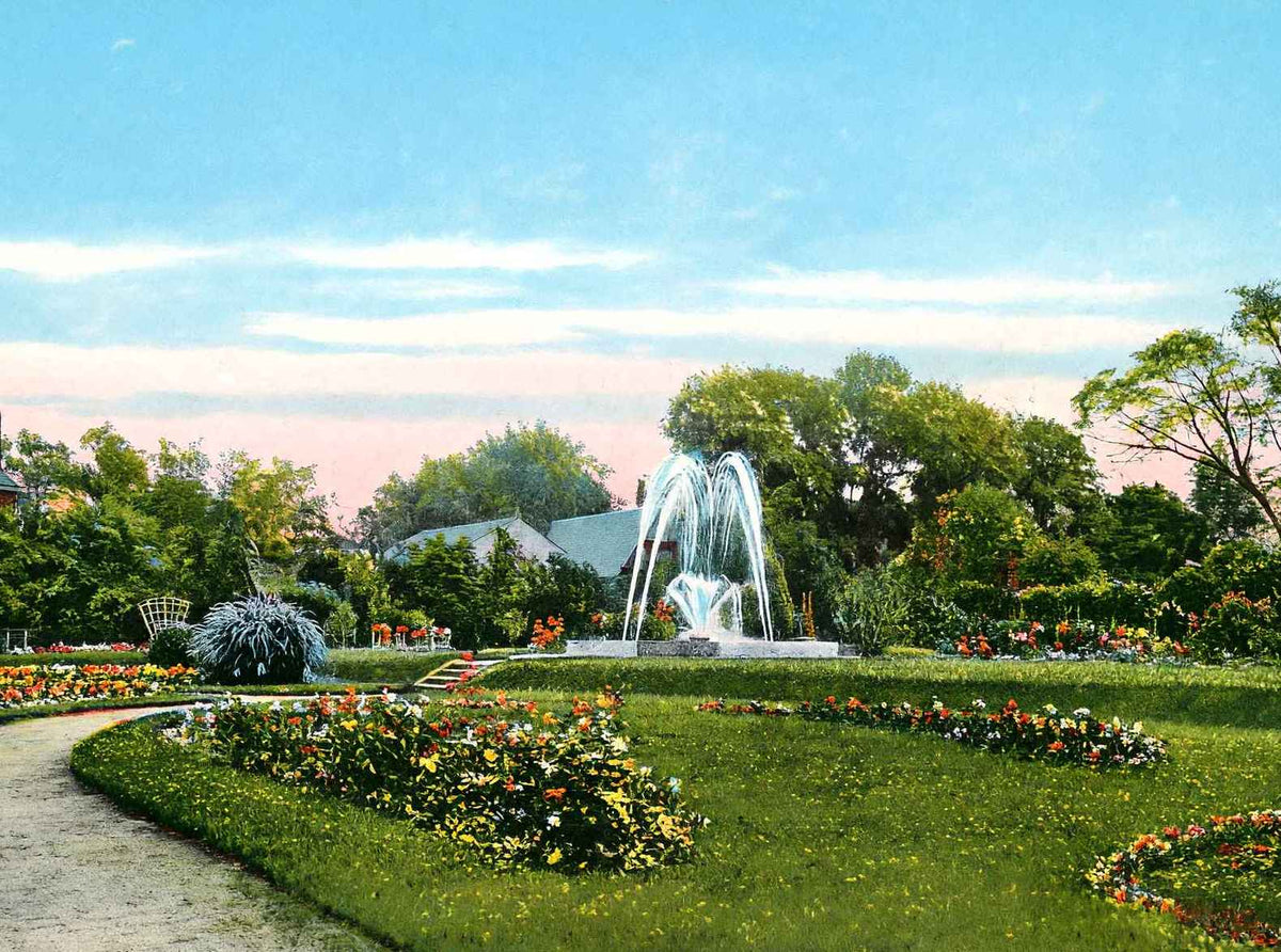 Home of C.H. Bull Sr. Quincy Illinois 1907 Vintage Print (7 Sizes) - Retouched