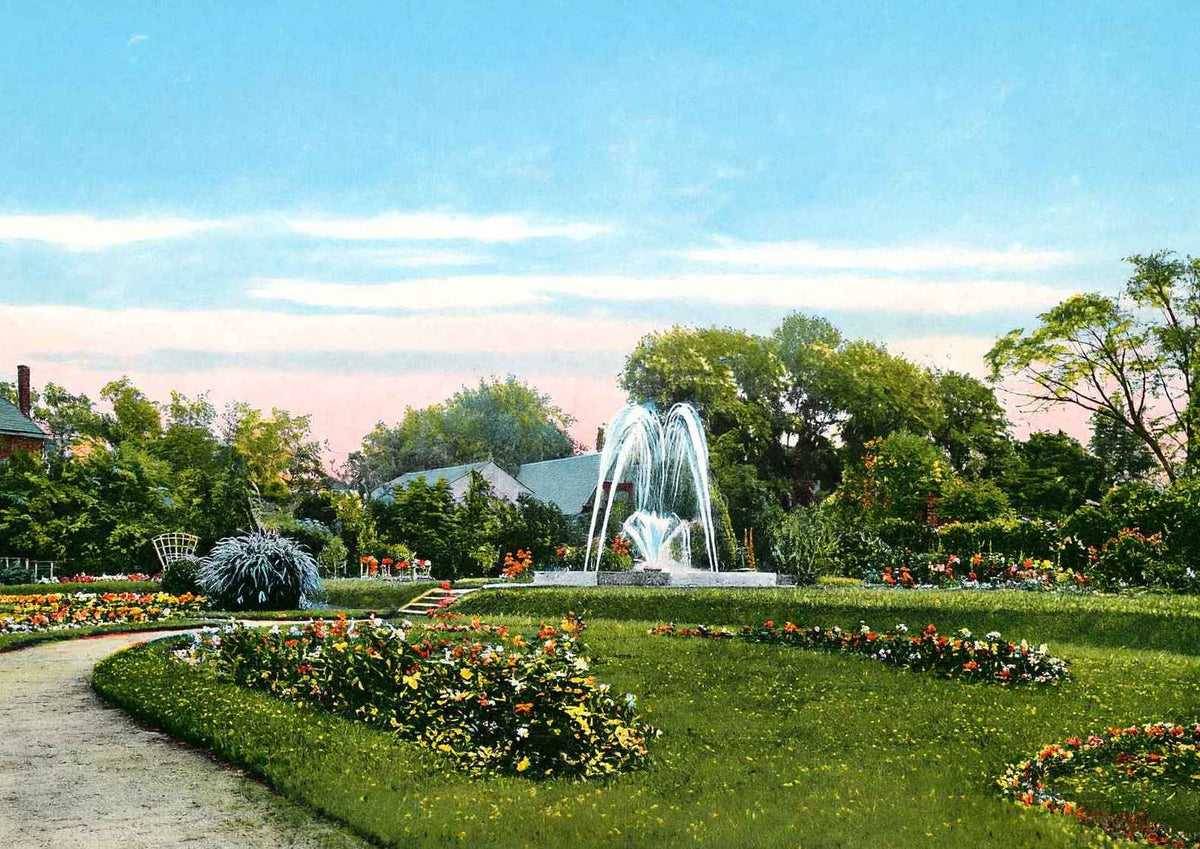 Home of C.H. Bull Sr. Quincy Illinois 1907 Vintage Print (7 Sizes) - Retouched