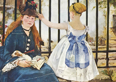 Railway 1873 Painting by Edouard Manet Fine Art Print (6 Sizes)