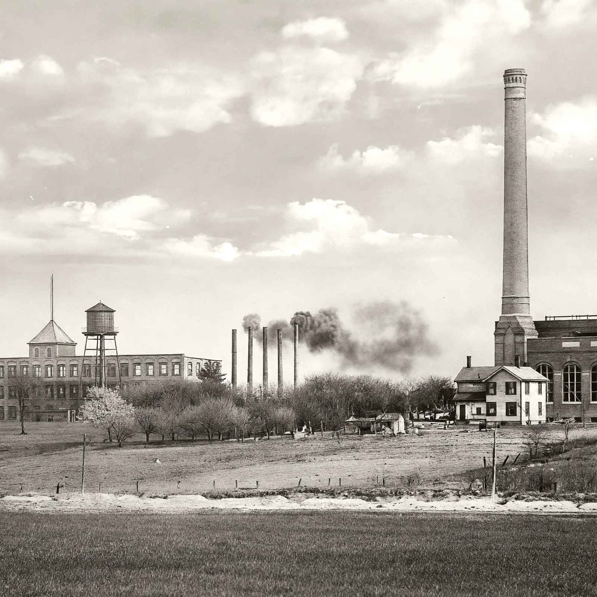 Cleveland Worsted Mills Co. Stack Ravenna Ohio 1906 Vintage Print (7 Sizes)
