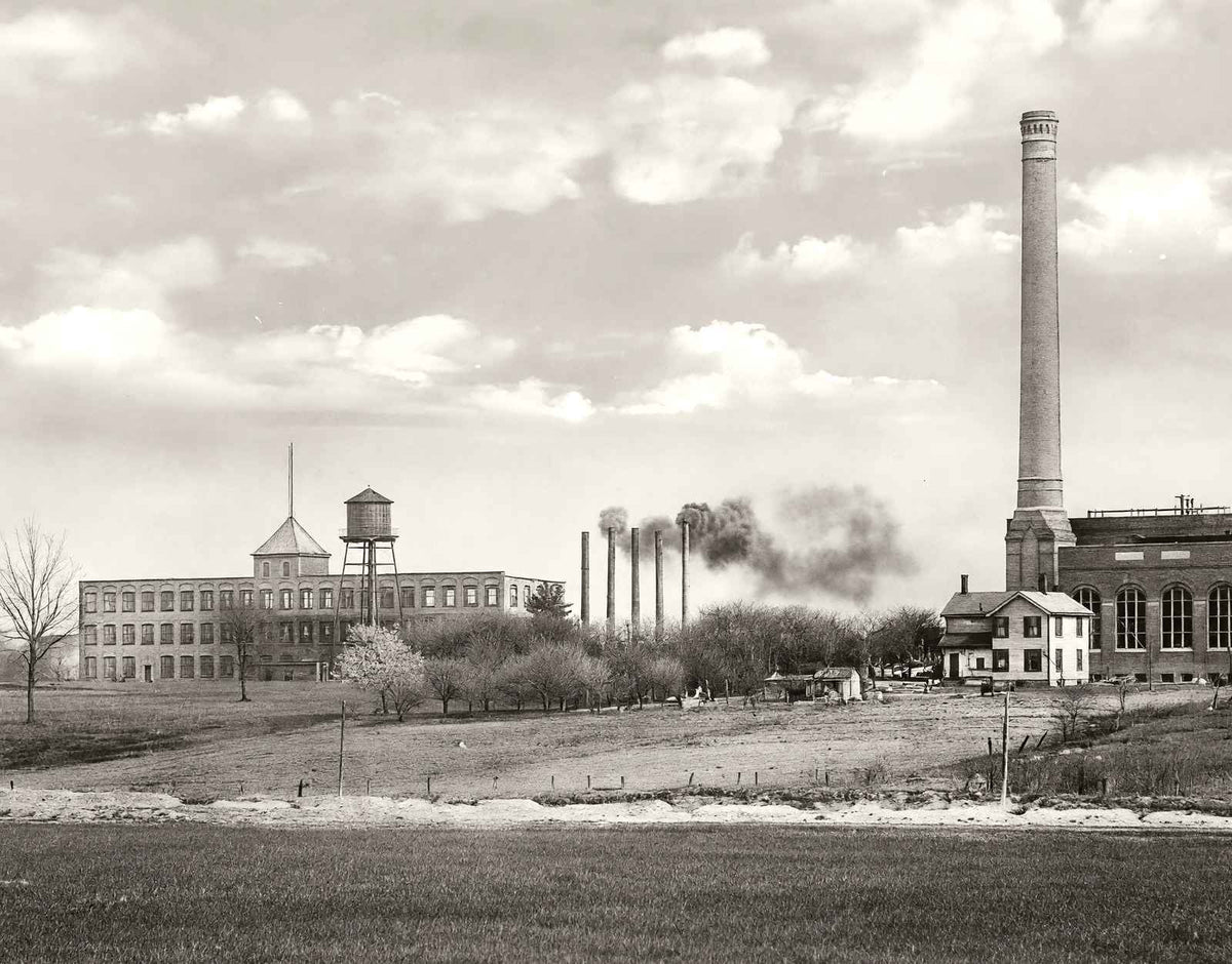 Cleveland Worsted Mills Co. Stack Ravenna Ohio 1906 Vintage Print (7 Sizes)