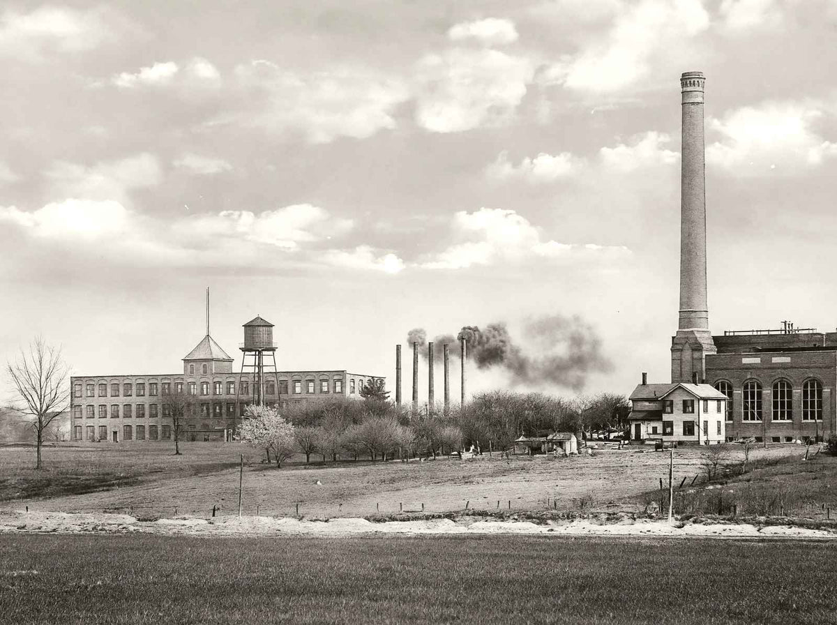 Cleveland Worsted Mills Co. Stack Ravenna Ohio 1906 Vintage Print (7 Sizes)