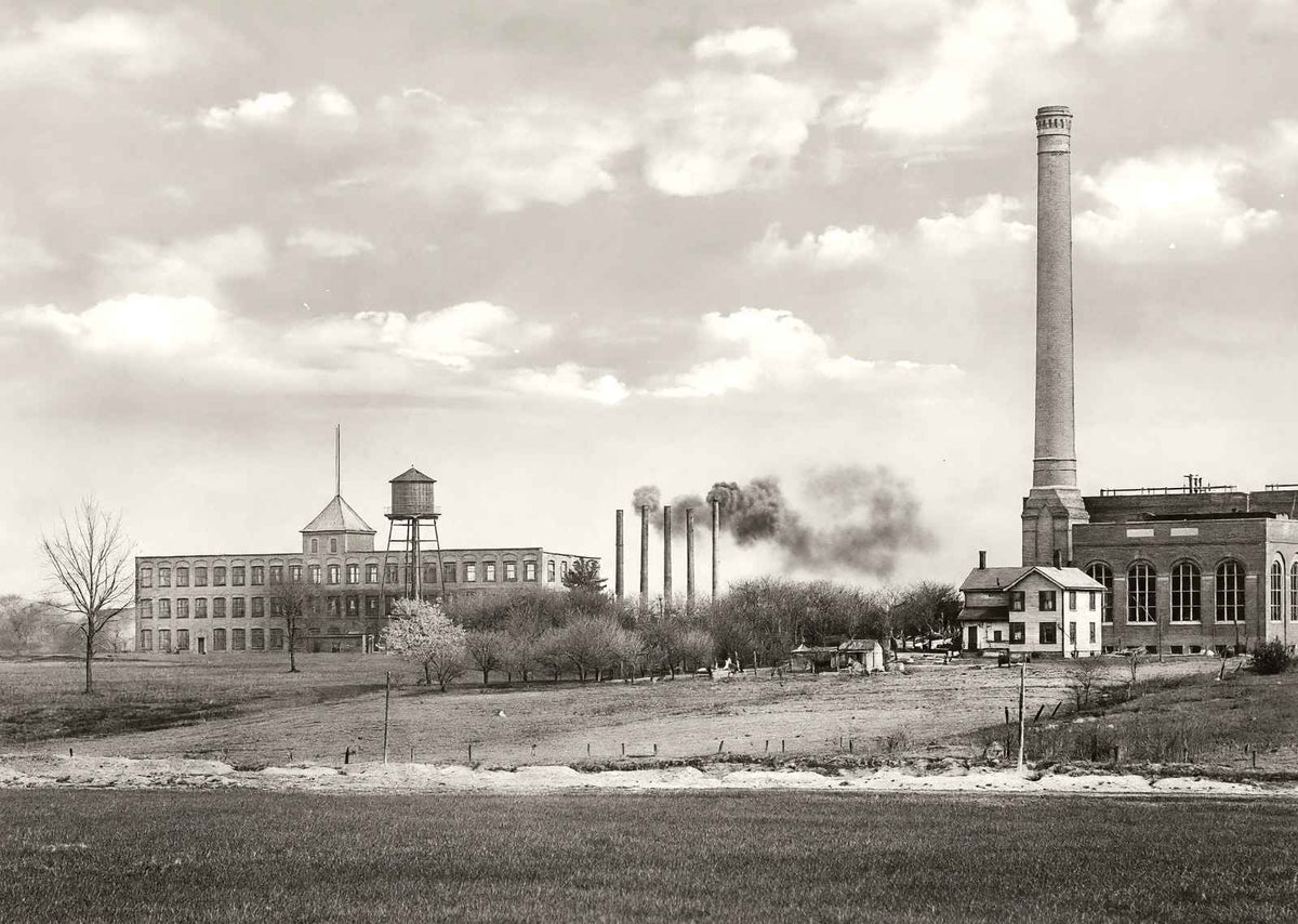 Cleveland Worsted Mills Co. Stack Ravenna Ohio 1906 Vintage Print (7 Sizes)