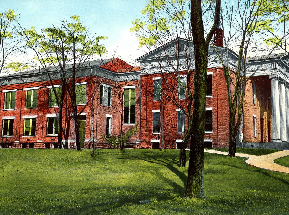 Rayen School Youngstown Ohio in 1907 Vintage Print (7 Sizes) - High Quality