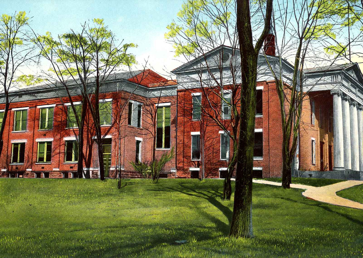 Rayen School Youngstown Ohio in 1907 Vintage Print (7 Sizes) - High Quality