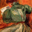 Reader in Green 1894 Painting by Pierre-Auguste Renoir Art Print (6 Sizes)