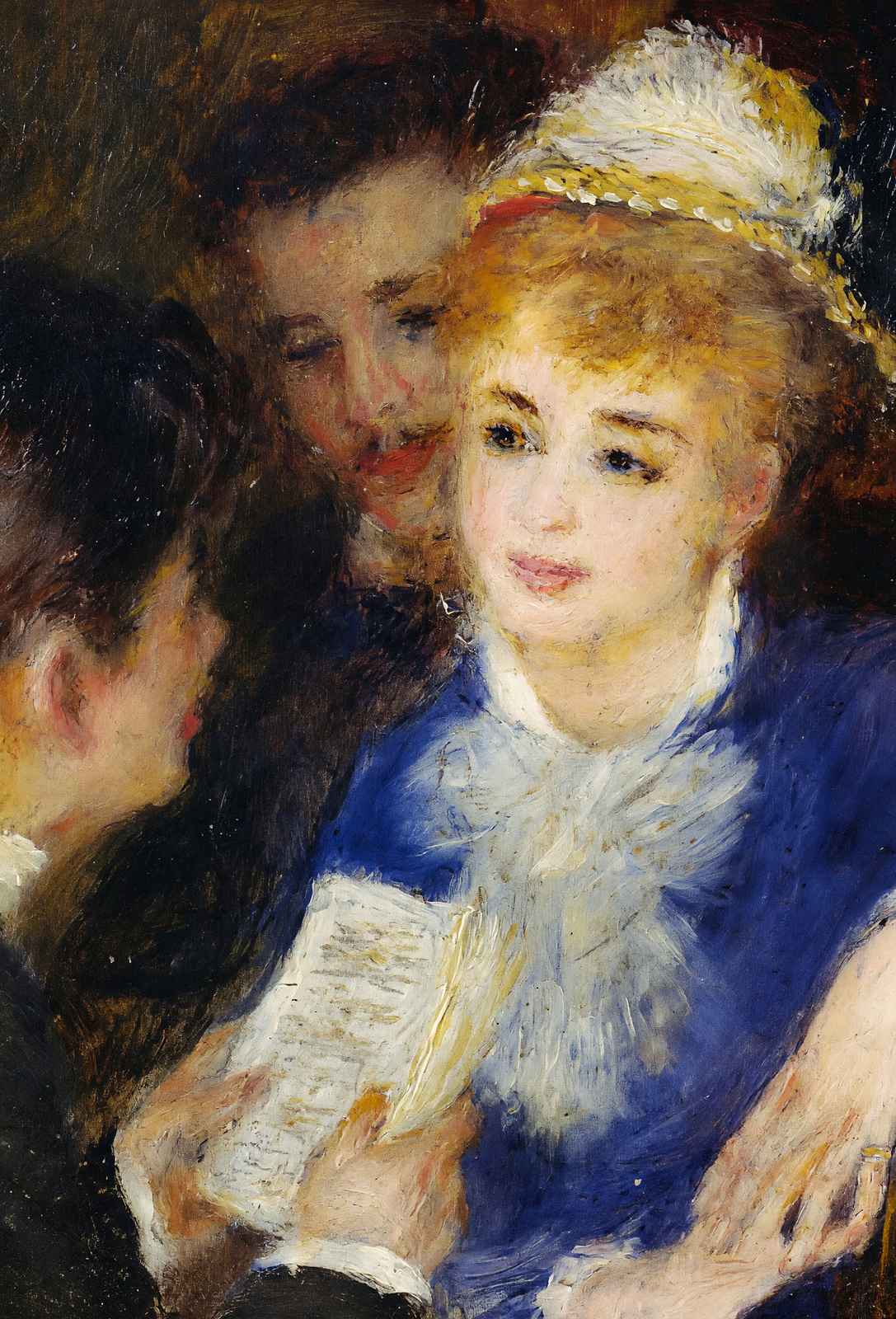 Reading the Part Fine Art Print 1876 Painting by Pierre-Auguste Renoir (6 Sizes)