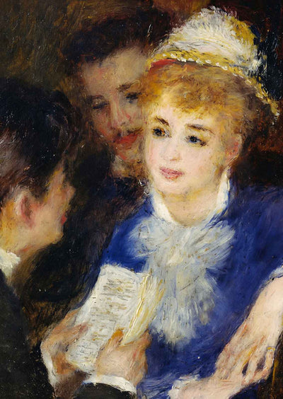Reading the Part Fine Art Print 1876 Painting by Pierre-Auguste Renoir (6 Sizes)