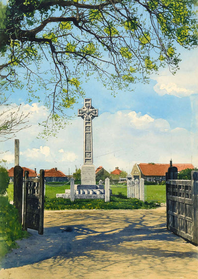 The Recreation Ground New Milton in 1946 Art Print (7 Sizes) - Retouched