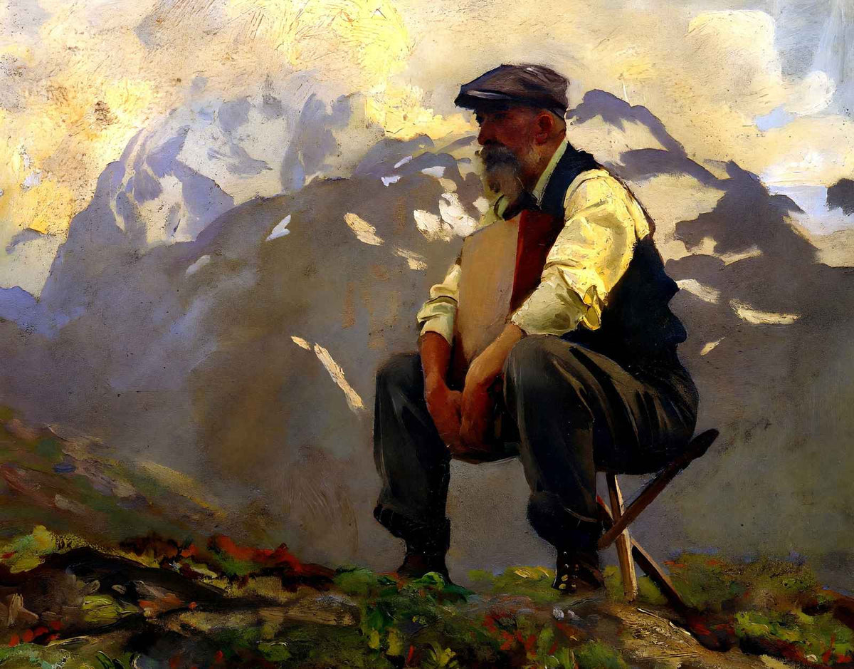 Reconnoitering Fine Art Print 1911 Painting by John Singer Sargent (6 Sizes)