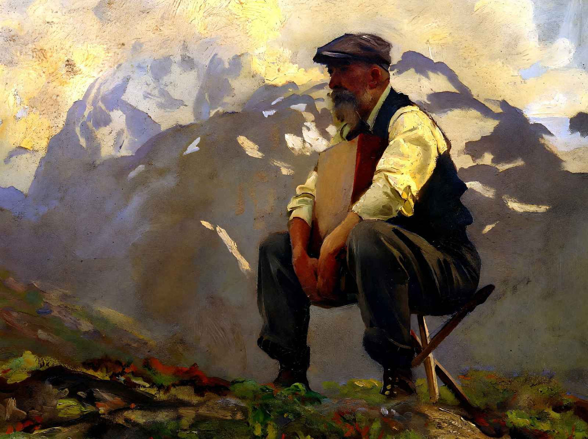 Reconnoitering Fine Art Print 1911 Painting by John Singer Sargent (6 Sizes)