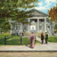 Redwood Library Newport RI in 1905 Vintage Print (7 Sizes)