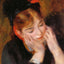 Reflection 1877 Painting by Pierre-Auguste Renoir Fine Art Print (6 Sizes)