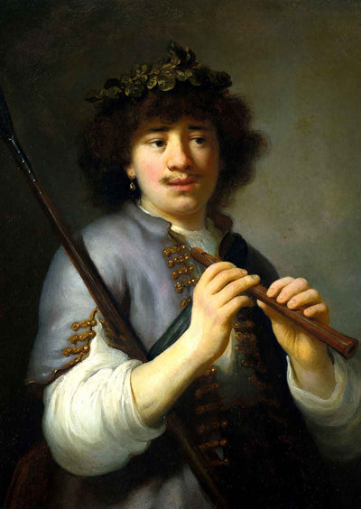 Rembrandt As Shepherd Art Print 1636 Painting by Rembrandt (6 Sizes) - Acid Free