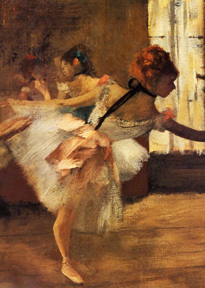 Repetition of the Dance (Detail) Art Print 1877 by Edgar Degas (6 Sizes)
