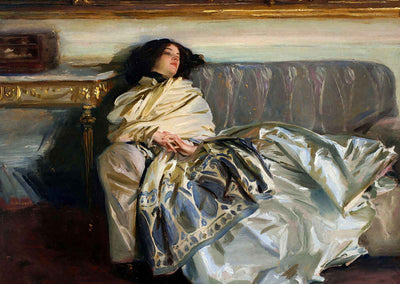 Repose Painting by John Singer Sargent Premium Art Print (5 Sizes) - Acid Free