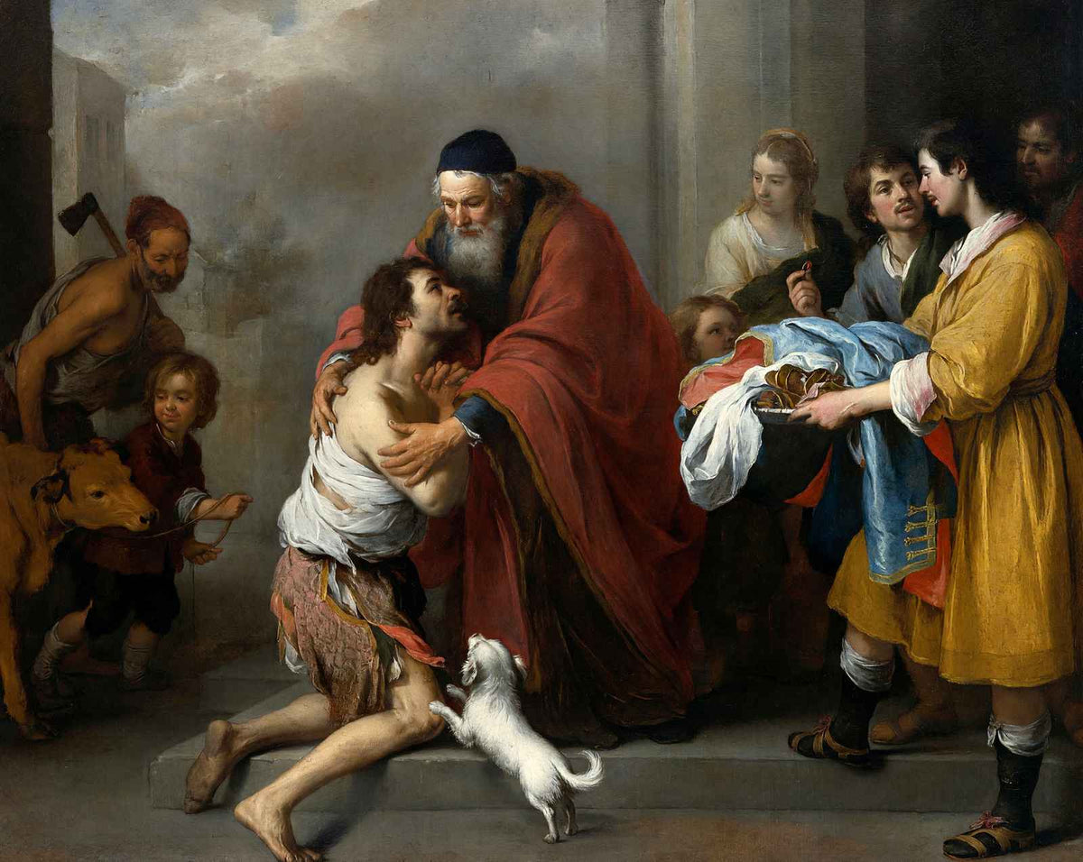 Return of the Prodigal Son painting by Bartolome Esteban Murillo