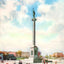 Revolutionary Monument Baltimore Vintage Print (7 Sizes) - Premium Print