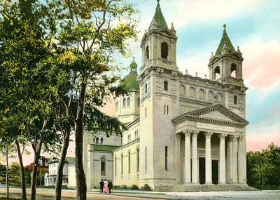 Cathedral of the Sacred Heart Richmond VA in 1906 Vintage Print (7 Sizes)