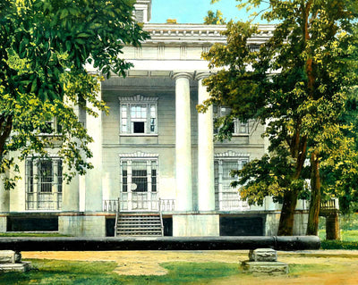 Home of Jefferson Davis & S.s. Merrimac Shaft art print