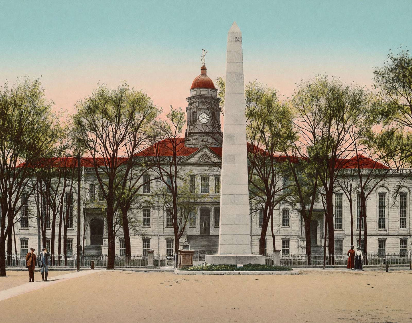 Richmond County Court House Augusta GA in 1907 Vintage Print (7 Sizes)