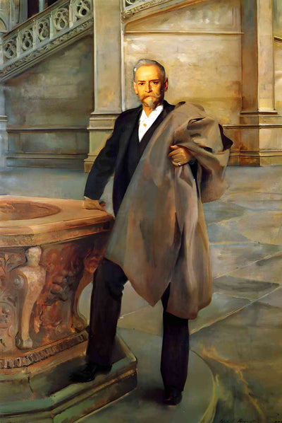 Richard Morris Hunt 1895 Painting by John Singer Sargent 8x10" Art Print
