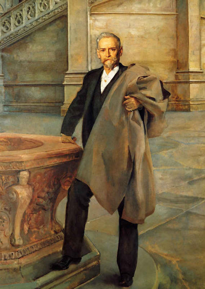Richard Morris Hunt 1895 Painting by John Singer Sargent Art Print (6 Sizes)