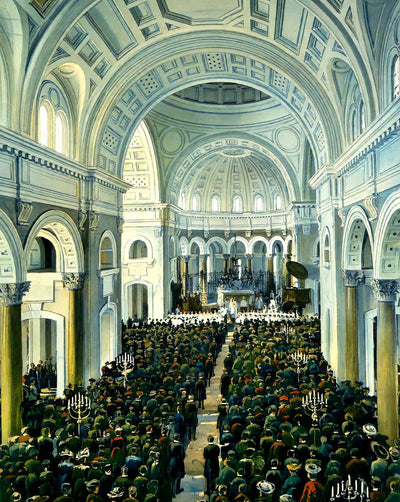 Interior of the Cathedral of the Sacred Heart art print