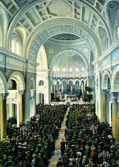 Interior of the Cathedral of the Sacred Heart Richmond 1904 Art Print (7 Sizes)
