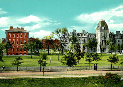Richmond College VA in 1906 Vintage Print (7 Sizes) - Enhanced