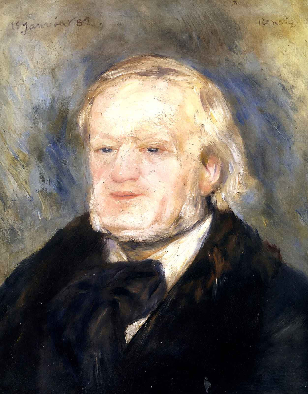 Richard Wagner 1882 Painting by Pierre-Auguste Renoir Art Print (6 Sizes)