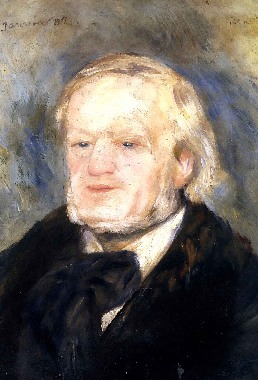 Richard Wagner 1882 Painting by Pierre-Auguste Renoir Art Print (6 Sizes)