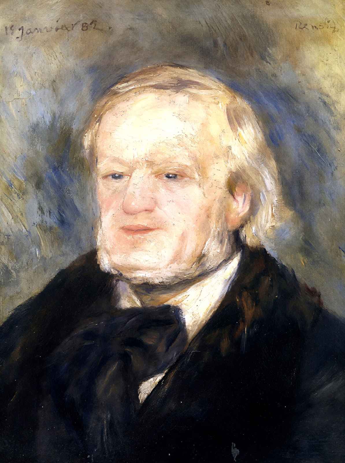Richard Wagner 1882 Painting by Pierre-Auguste Renoir Art Print (6 Sizes)