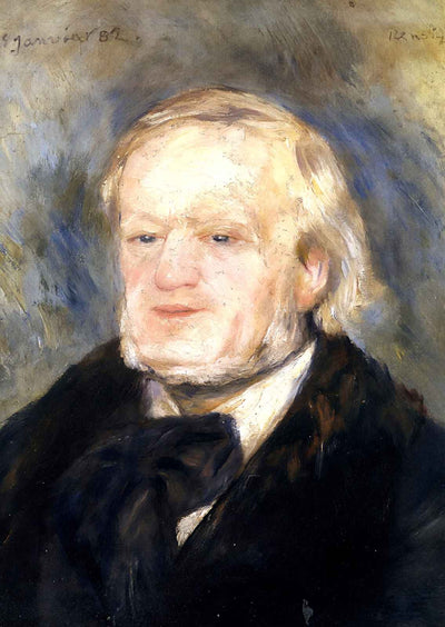 Richard Wagner 1882 Painting by Pierre-Auguste Renoir Art Print (6 Sizes)