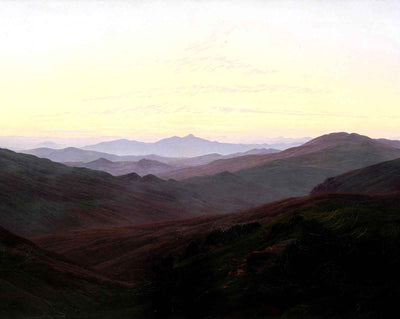 Riesengebirge art print by Caspar David Friedrich (1835)