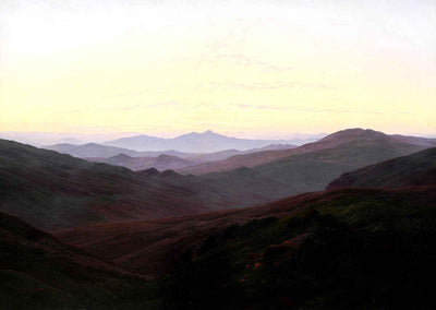 Riesengebirge 1835 Painting by Caspar David Friedrich Fine Art Print (6 Sizes)