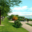 Riverside Park Toledo Ohio in 1906 Vintage Print (7 Sizes) - Restored