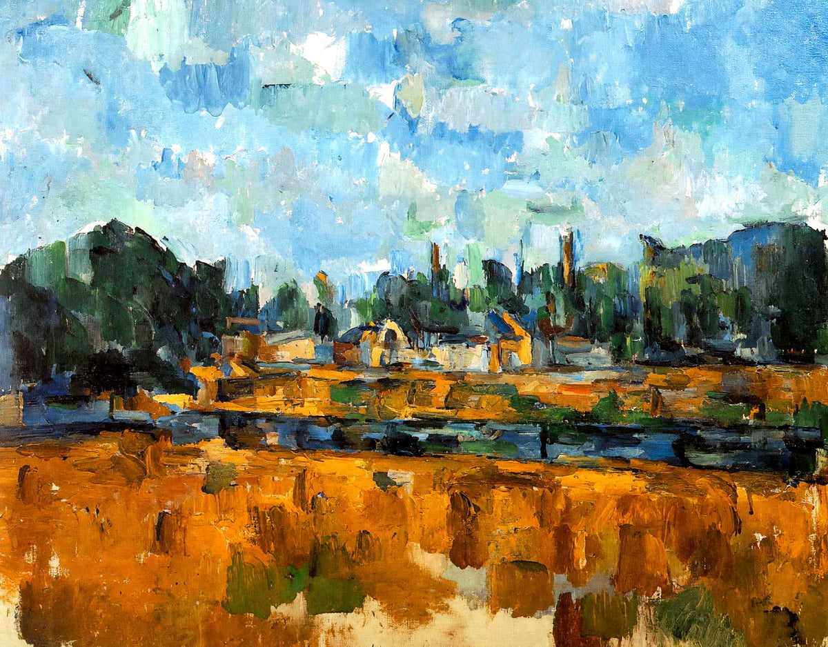 Riverbanks 1905 Painting by Paul Cezanne Art Print (6 Sizes) - Acid Free