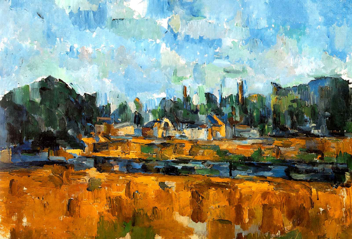 Riverbanks 1905 Painting by Paul Cezanne Art Print (6 Sizes) - Acid Free