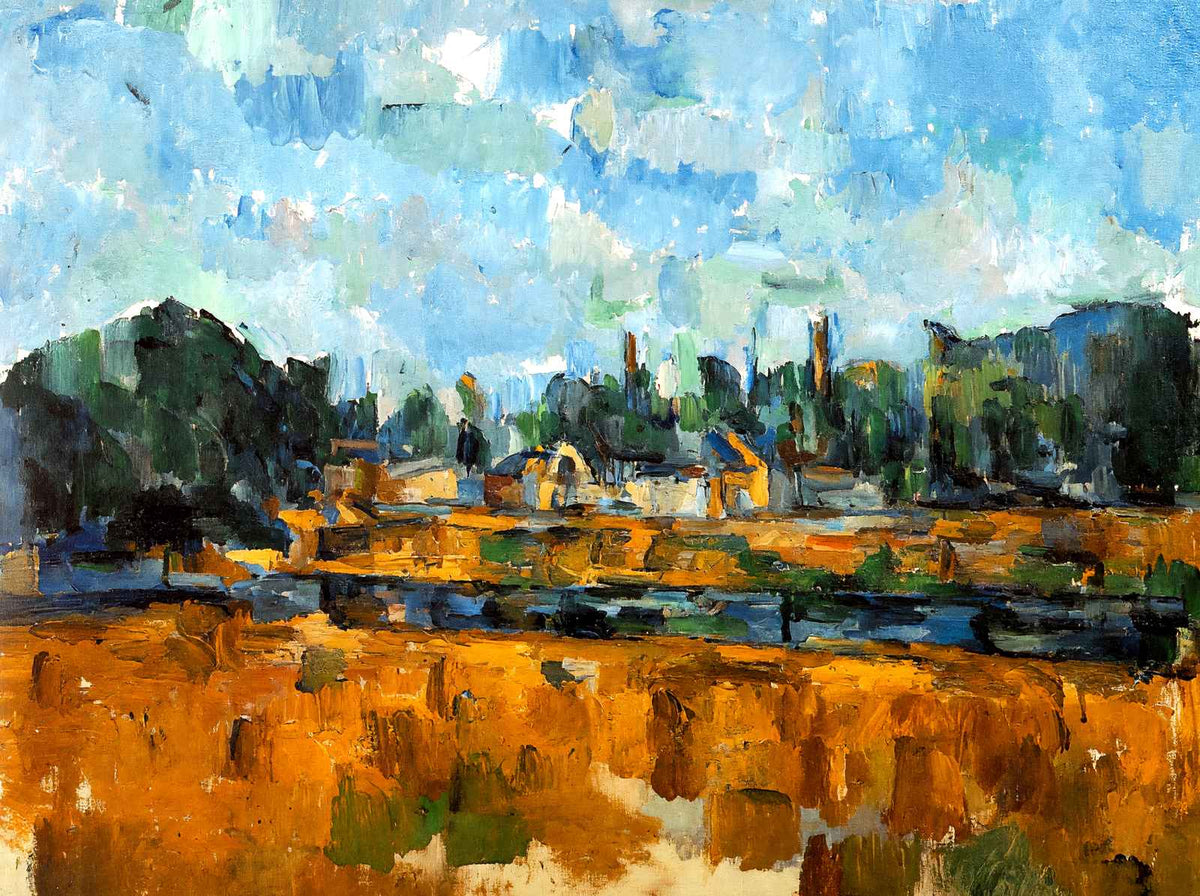 Riverbanks 1905 Painting by Paul Cezanne Art Print (6 Sizes) - Acid Free
