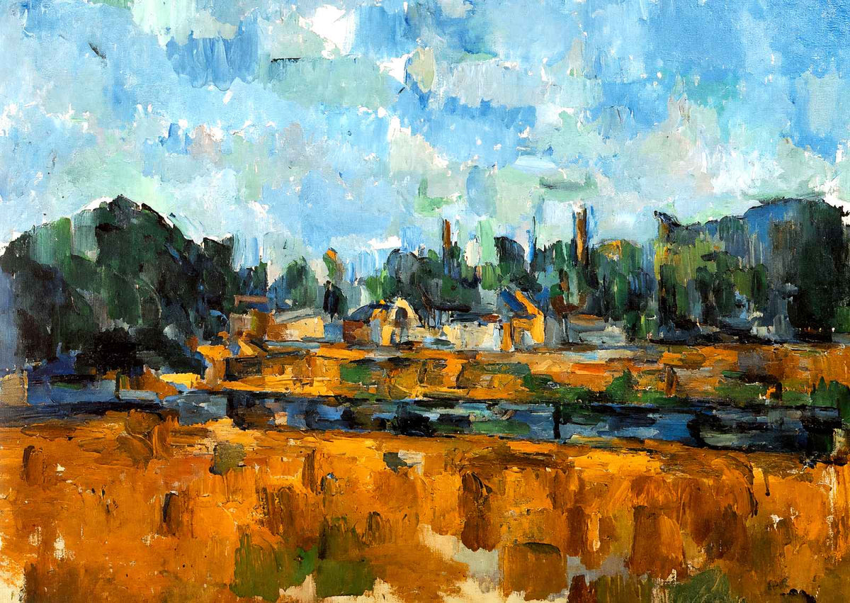 Riverbanks 1905 Painting by Paul Cezanne Art Print (6 Sizes) - Acid Free
