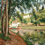Road Along the Loing Canal 1902 Painting by Camille Pissarro Art Print (6 Sizes)