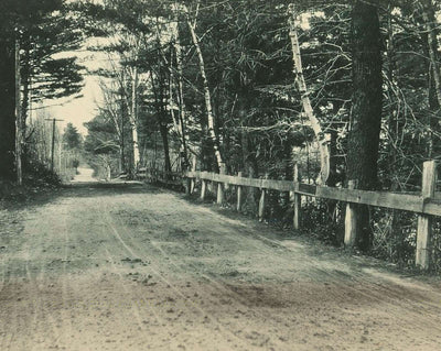 Road to Webster Lake Near Franklin
