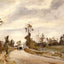 Road to Saint Germain, Louveciennes Art Print 1871 by Camille Pissarro (6 Sizes)