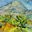 Road Near Mont Sainte-Victoire painting print by Paul Cezanne (1902)