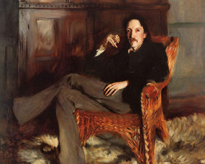 Robert Louis Stevenson painting by John Singer Sargent (1887)