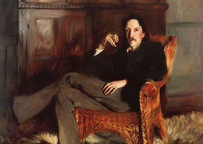 Robert Louis Stevenson 1887 Painting by John Singer Sargent Art Print (6 Sizes)
