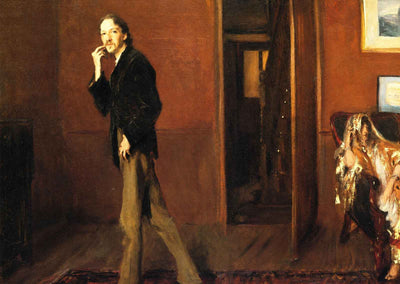Robert Louis Stevenson and His Wife 1885 by Sargent Art Print (6 Sizes)