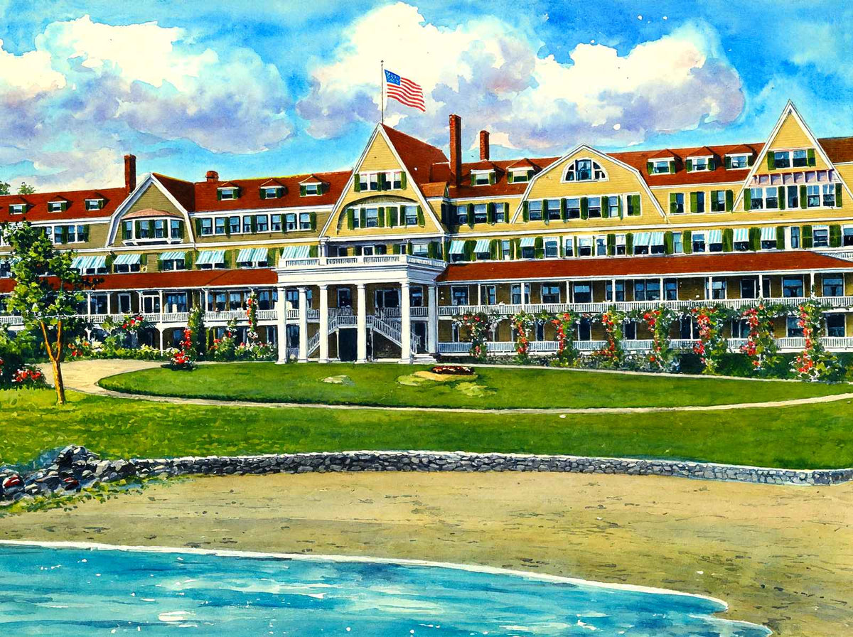 The Rock - Mere, Marblehead, Massachusetts in 1908 Art Print (7 Sizes)