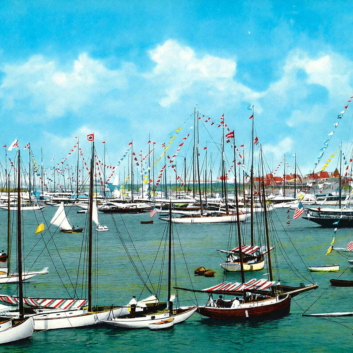 The Rock - Mere Hotel Marblehead MA in 1908 Vintage Print (7 Sizes)